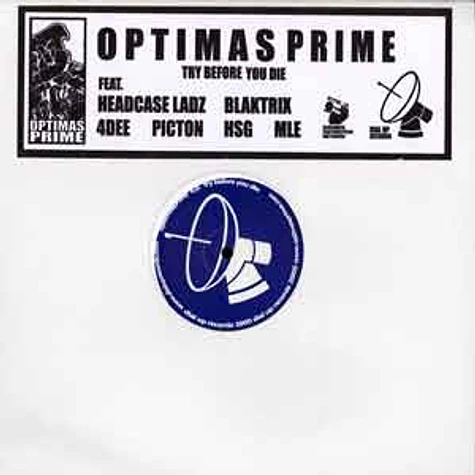 Optimas Prime - Try before you die EP