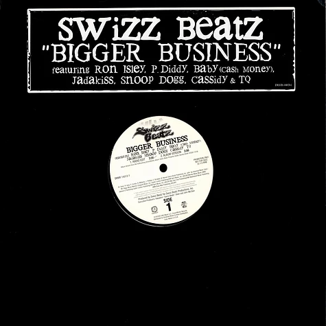 Swizz Beatz Featuring Ronald Isley, P. Diddy, Baby , Jadakiss, Snoop Dogg, Cassidy , TQ - Bigger Business