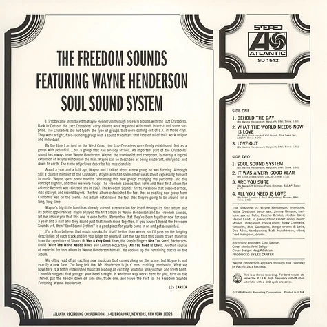 Wayne Henderson - Soul sound system