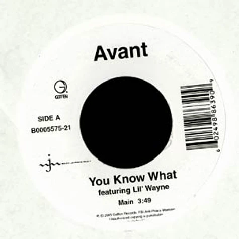 Avant - You know what feat. Lil Wayne
