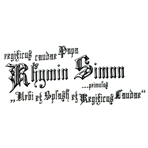 Rhymin Simon - Papst