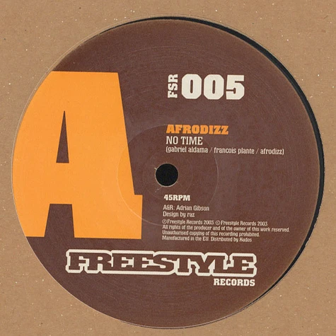 Afrodizz - No time