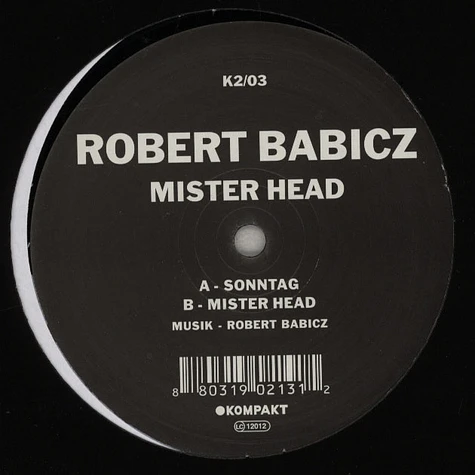 Robert Babicz - Mister Head EP