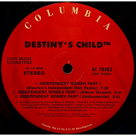 Destiny's Child - Independent Women Part I