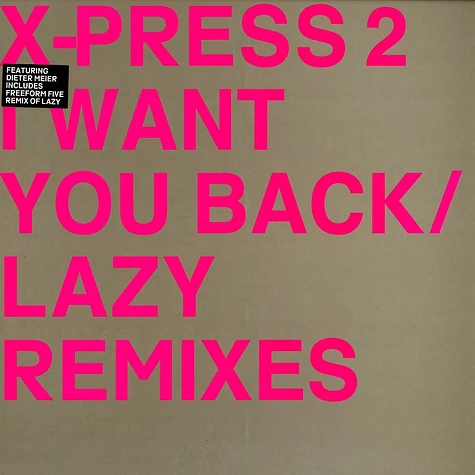 X-Press 2 - I want you back