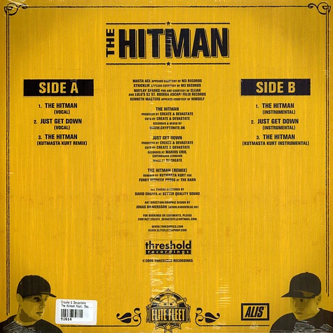 Create & Devastate - The Hitman feat. Masta Ace & Stricklin'