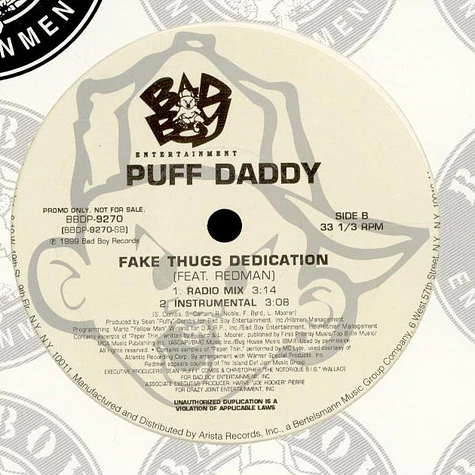 Puff Daddy - Satisfy You / Fake Thugs Dedication