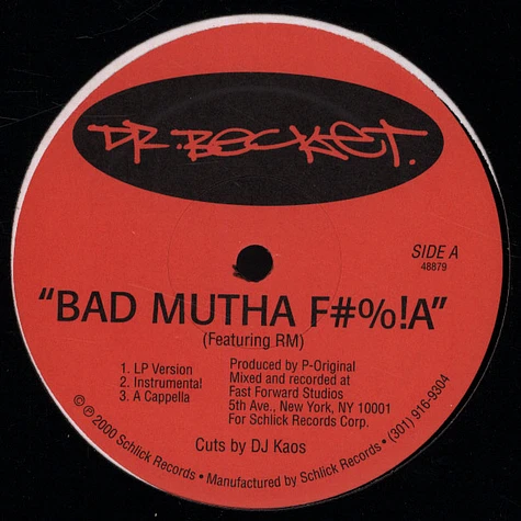 Dr. Becket - Bad mutha fucka feat. RM