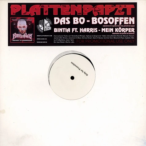 Plattenpapzt - Bosoffen feat. Das Bo