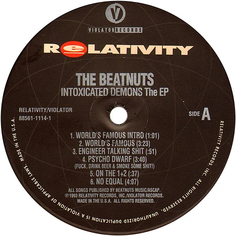 The Beatnuts - Intoxicated Demons The EP