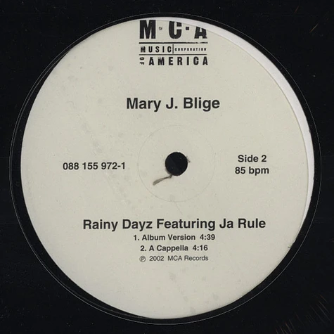 Mary J.Blige - Rainy dayz feat. Ja Rule