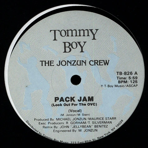 The Jonzun Crew - Pack Jam (Look Out For The OVC)
