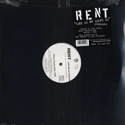 Rent - Take me or leave me remixes