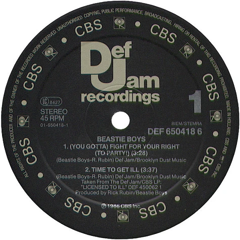 Beastie Boys - Fight For Your Right