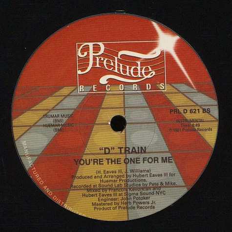 D Train - You're The One For Me