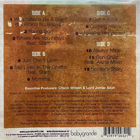 Brand Nubian - Fire In The Hole