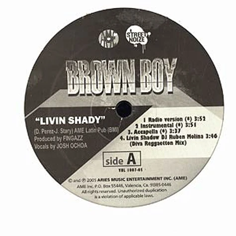 Brown Boy - Livin shady