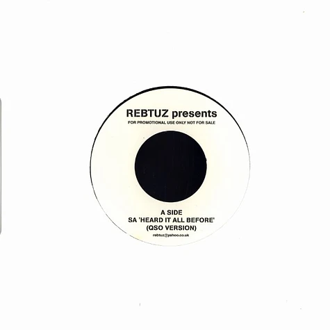 Rebtuz presents - Heard it all before Quantic Soul Orchestra remix