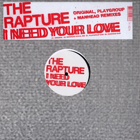 The Rapture - I need your love