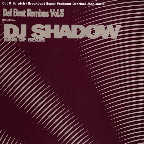 DJ Shadow - Def beat remixes volume 8