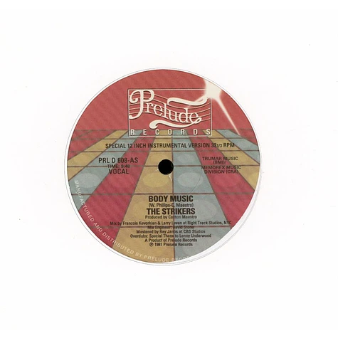 The Strikers - Body music
