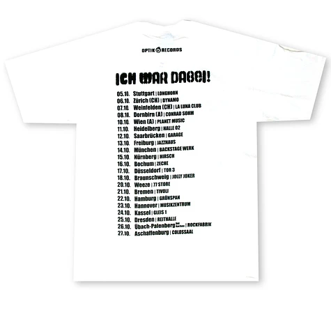 Optik Records - Takeover tour 2006 T-Shirt