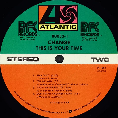 Change - This Is Your Time