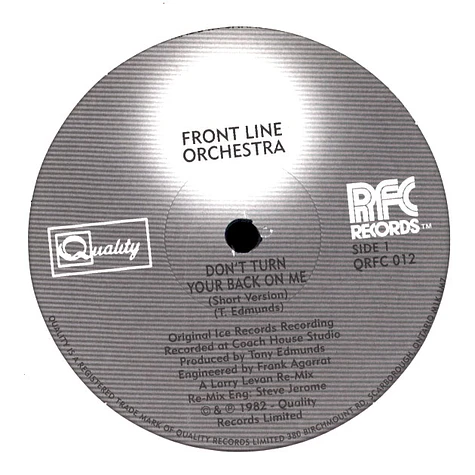 Front Line Orchestra - Don't turn your back on me