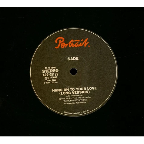 Sade - Hang On To Your Love