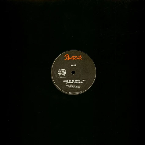 Sade - Hang On To Your Love