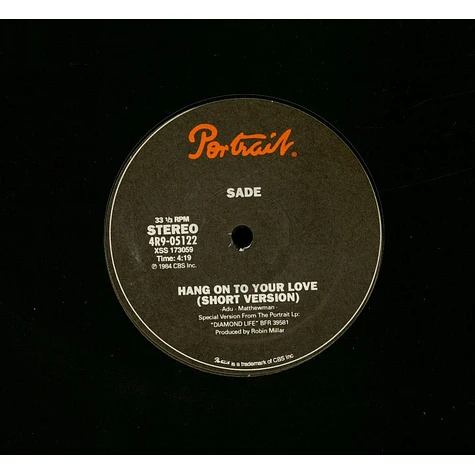 Sade - Hang On To Your Love