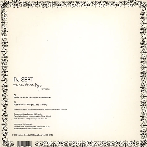 DJ Sept - The Neo Golden Age Remixes