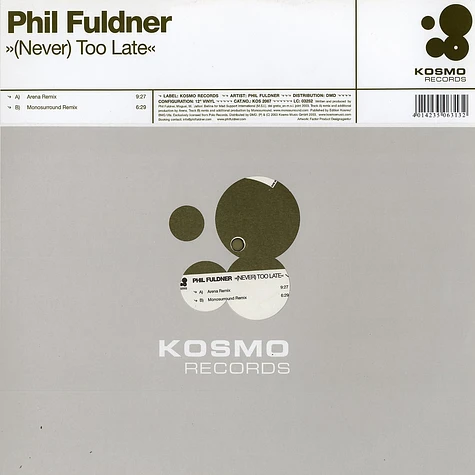 Phil Fuldner - (Never) too late