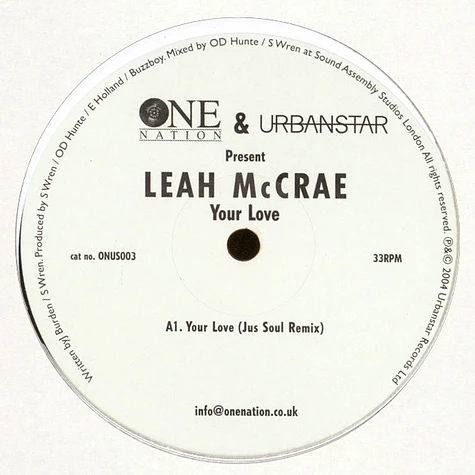 Leah McCrae - All this love that i'm giving Full Crew remix