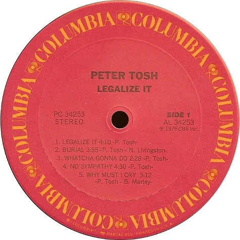 Peter Tosh - Legalize It