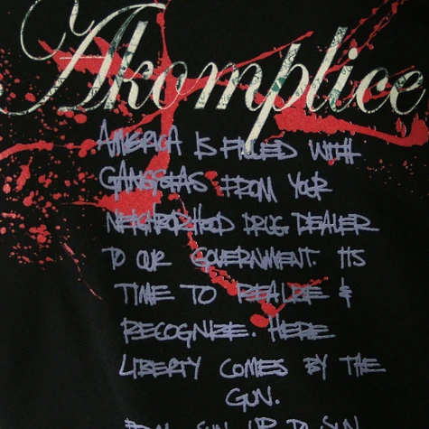 Akomplice - Liberty T-Shirt - caladon blood money edition !