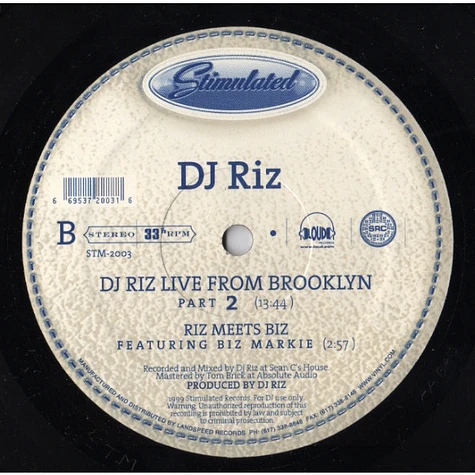 DJ Riz - Live From Brooklyn