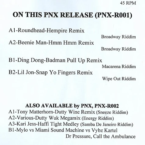 PNX presents - Remixes volume 1