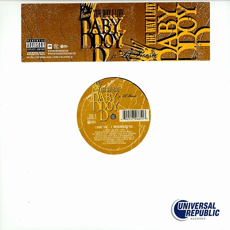 Baby Boy Da Prince - The way i live feat. Lil Boosie