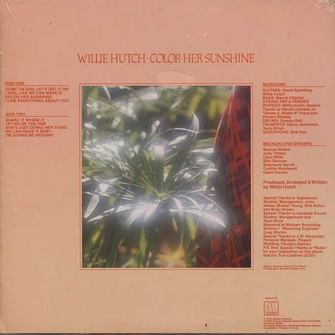 Willie Hutch - Color Her Sunshine