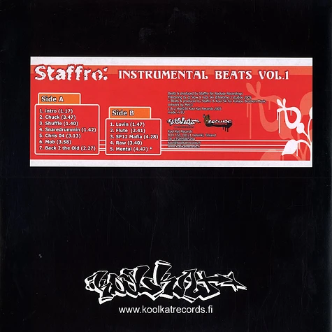 Staffro - Instrumental beats Volume 1