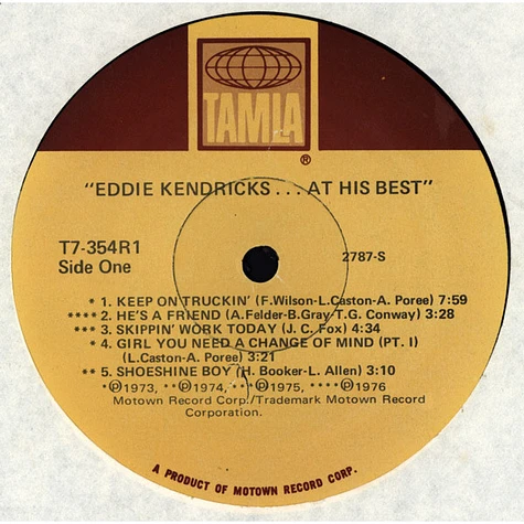 Eddie Kendricks - At His Best
