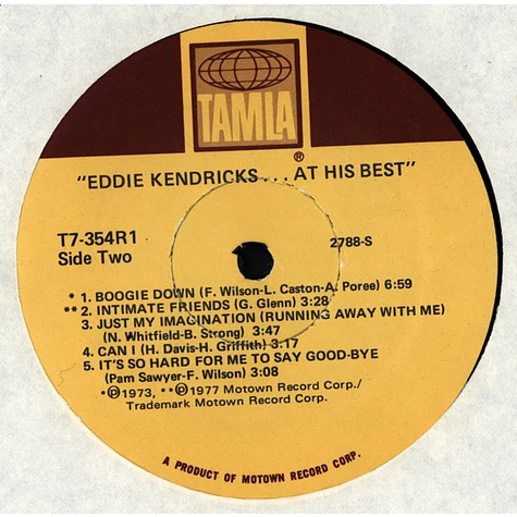 Eddie Kendricks - At His Best