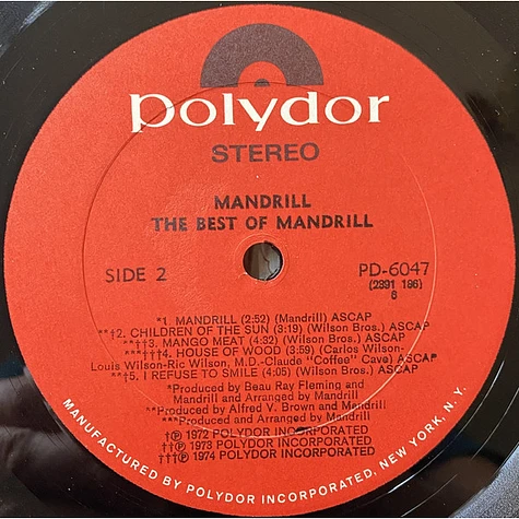 Mandrill - The Best Of Mandrill