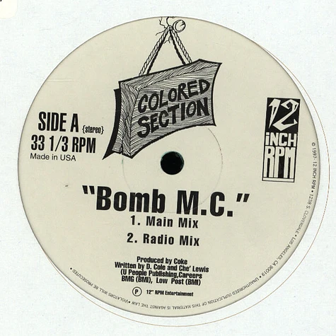 Colored Section - Bomb MC