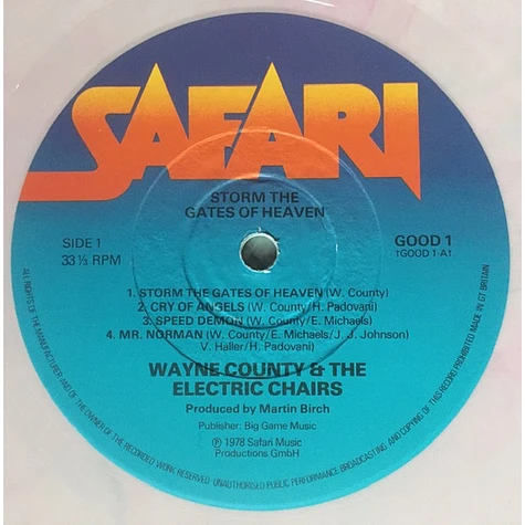 The Electric Chairs - Storm The Gates Of Heaven