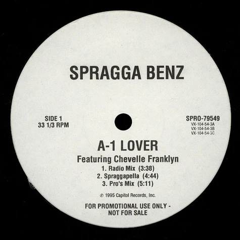 Spragga Benz - A-1 lover
