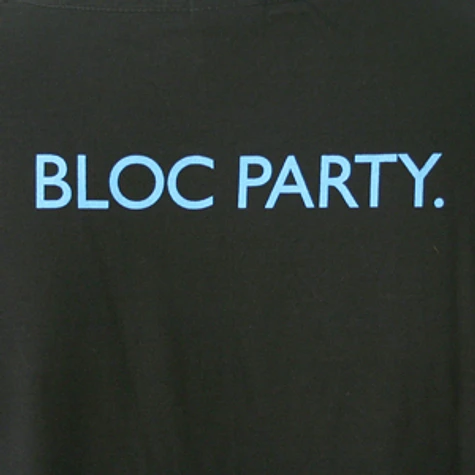 Bloc Party - Turqois text T-Shirt