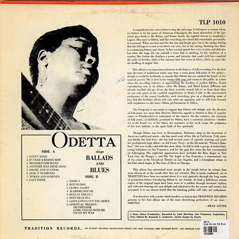 Odetta - Sings Ballads And Blues