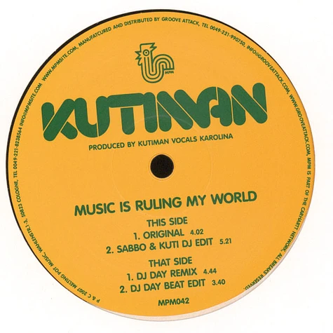 Kutiman - Music Is Ruling My World Feat. Karolina